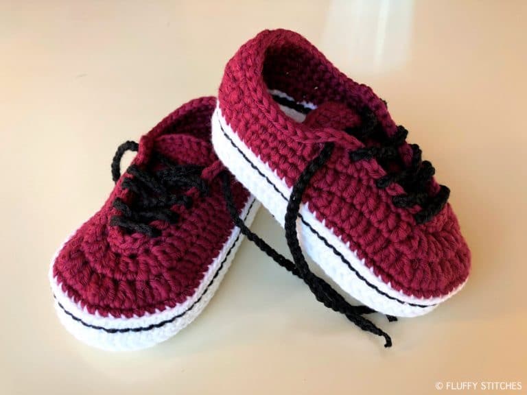 crochet baby vans pattern