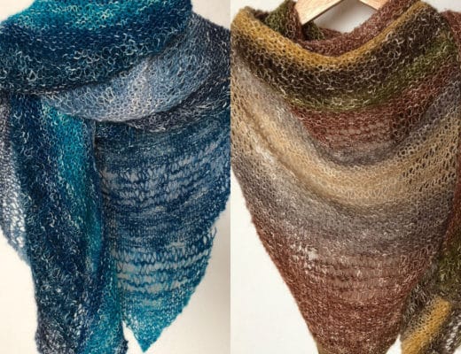 Cover image for my favorite free crochet and knit shawls