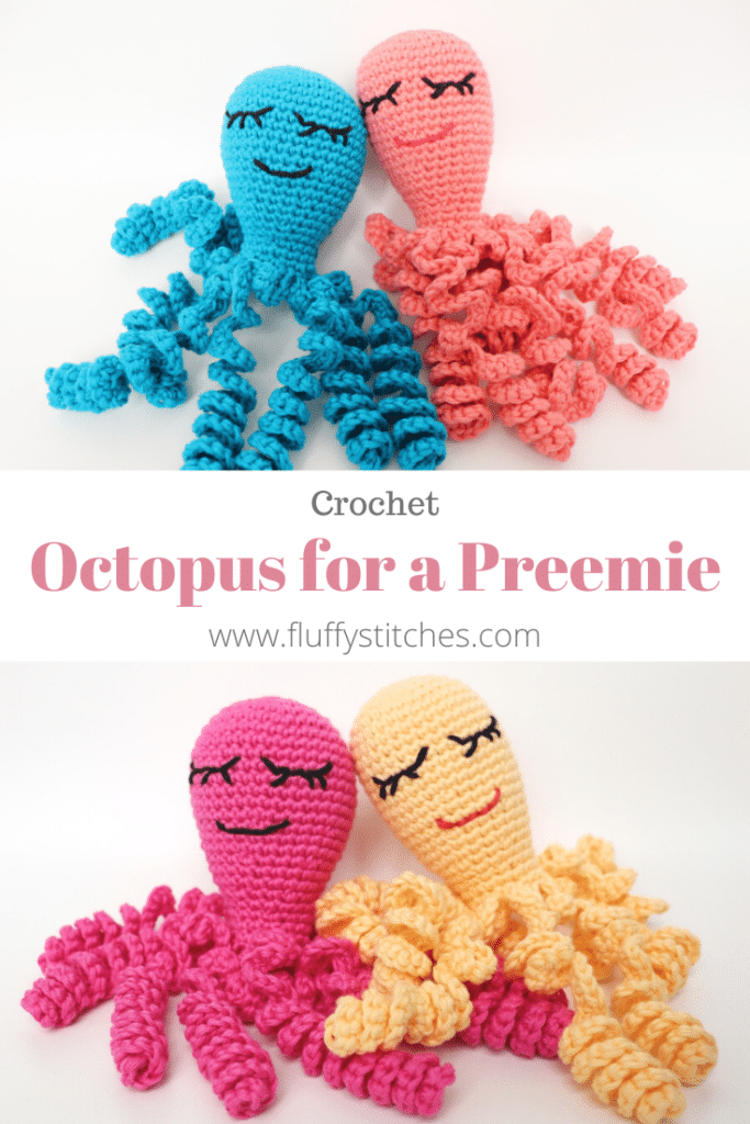 Crochet Octopus for a Preemie 2019 pin image