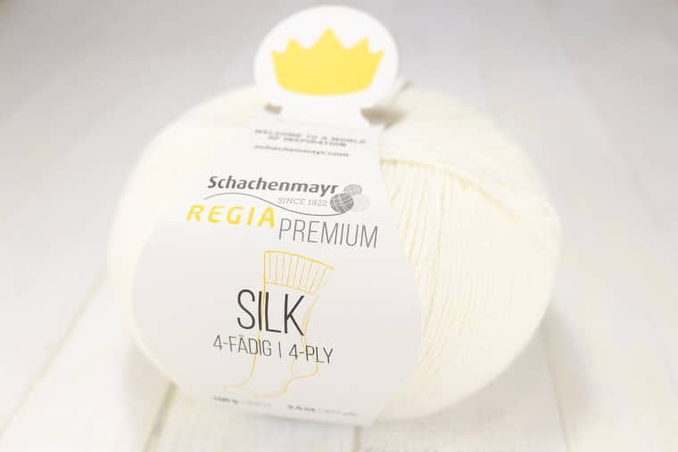 A skein of Schachenmayr Regia Premium Silk